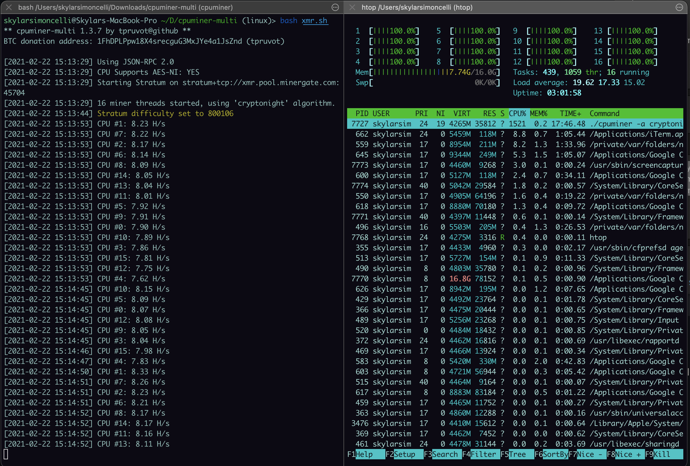 CPU/GPU Mining | NiceHash