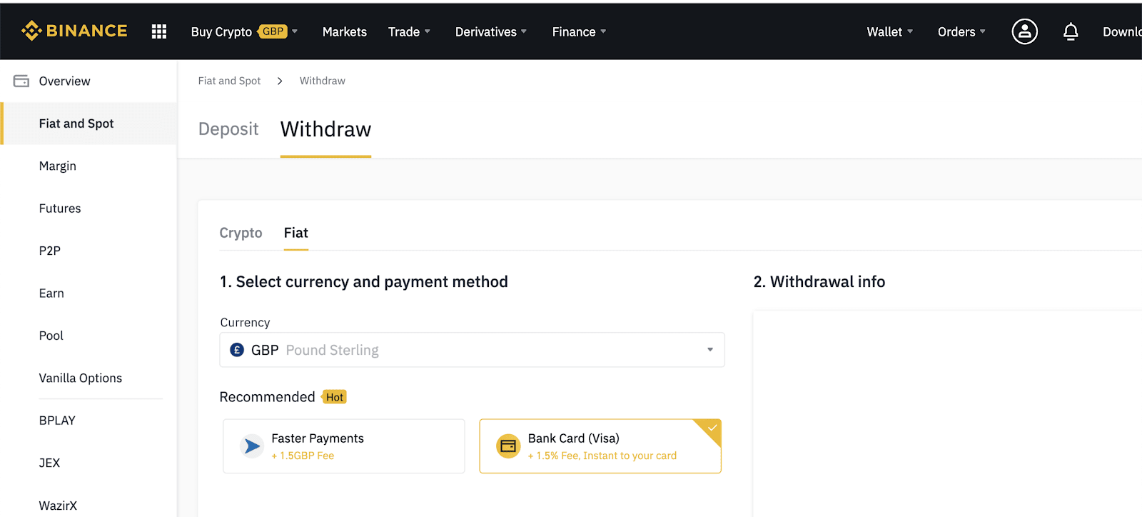 How to Withdraw from Binance to Bank Account? - Coinapult