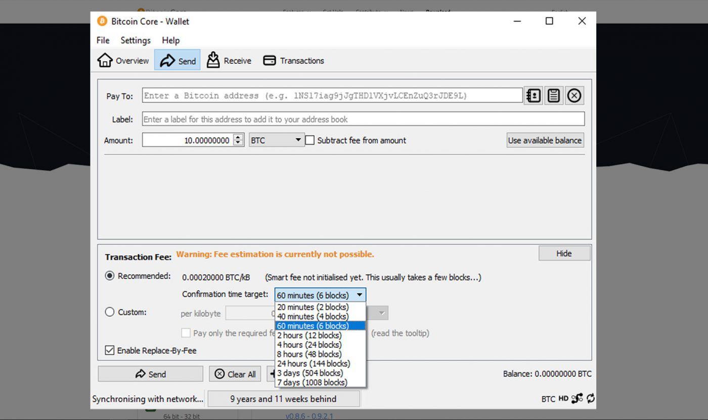 Setting up and using a Bitcoin Core server - PC SOFT - Online documentation