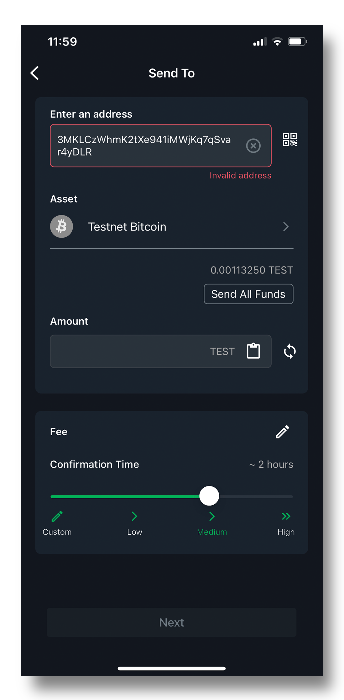 Bitcoin address changed - Why my wallet's BTC address keep changing?