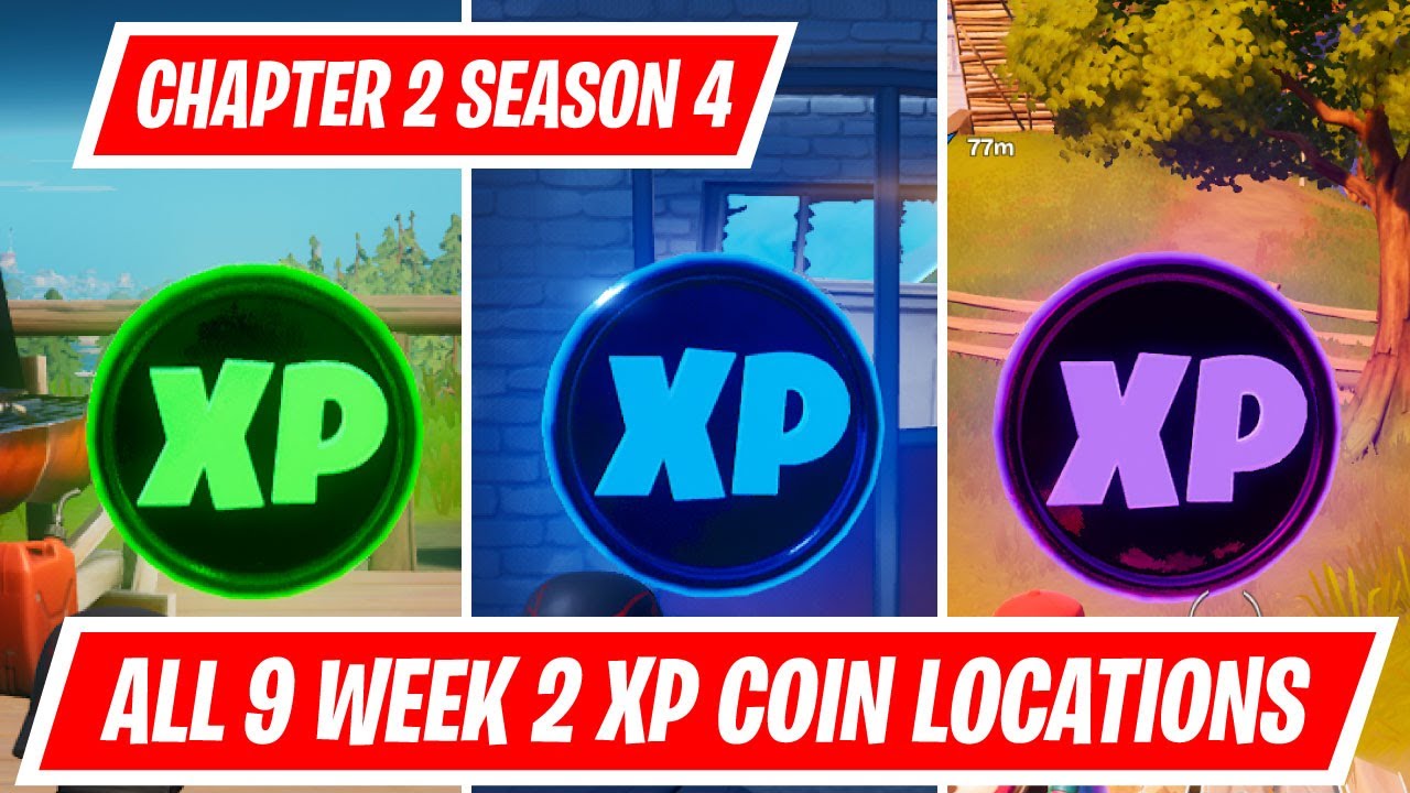 Fortnite: Where To Find All XP Coins - Chapter 2 Season 4 Week 1