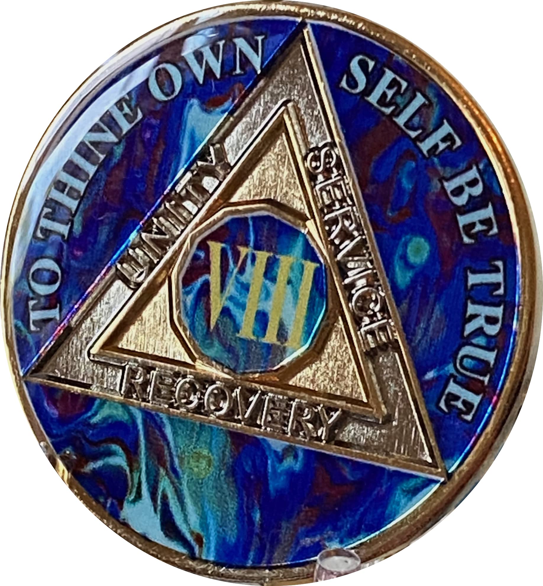 No Matter What Club AA Medallion 24hrsyrs Sobriety Chip W/ Gift Box — MY RECOVERY STORE