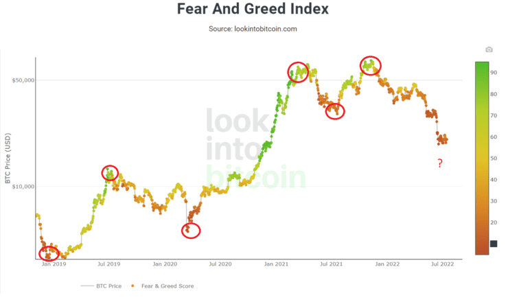Crypto Fear and Greed Index for 4 different temporalities and over 20 tokens - ecobt.ru