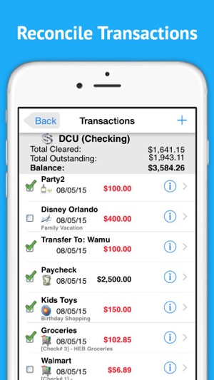 Checkbook Register App | AppleVis