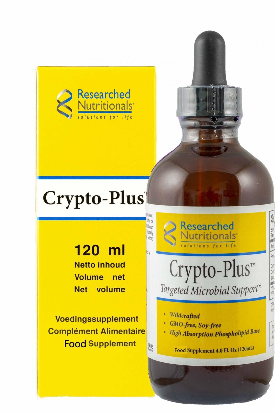 Researched Nutritionals Crypto-Plus Liquid – Alive + Well Supplements