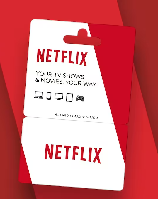 Buy Netflix Gift Cards at Discount - 7% Off | Xenia