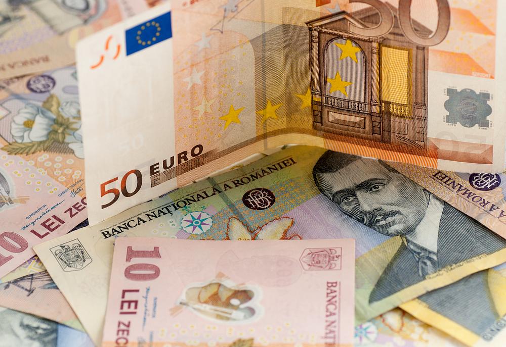 ECB euro reference exchange rate: Romanian leu (RON)