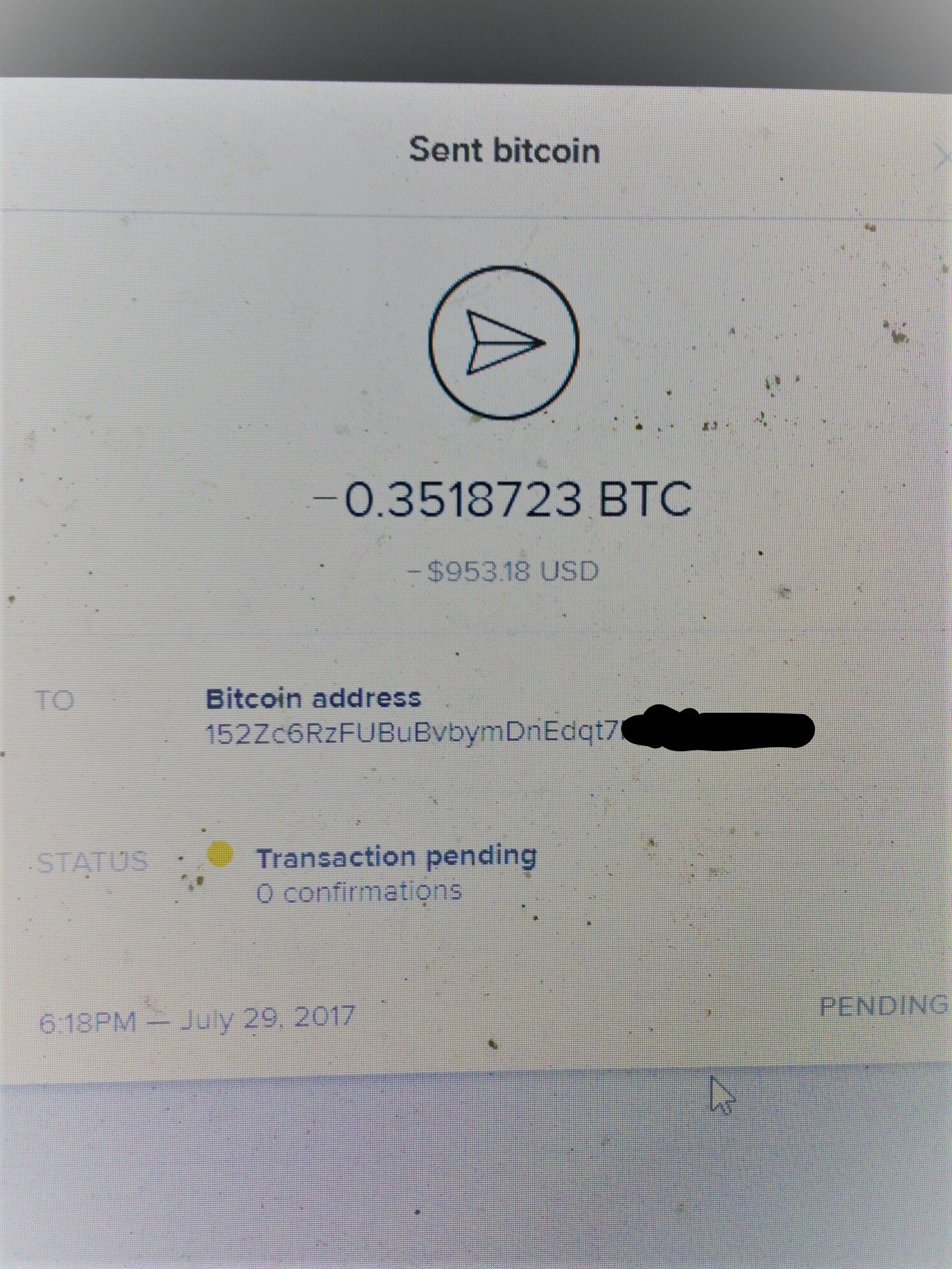 How long does it take for a Bitcoin transaction to be confirmed?