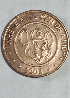 CHUCK E CHEESE~~WHERE A Kid Can Be A Kid~Metal Token $ - PicClick