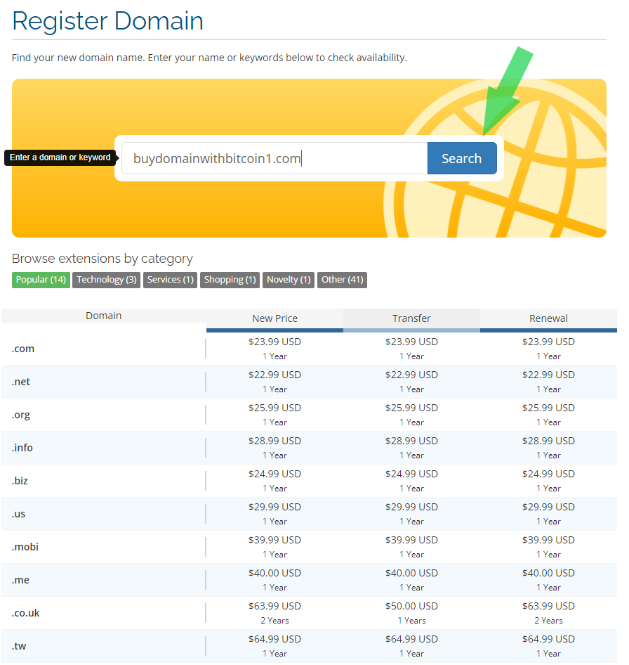 Buy Domain with Bitcoin: Secure and Anonymous Domains