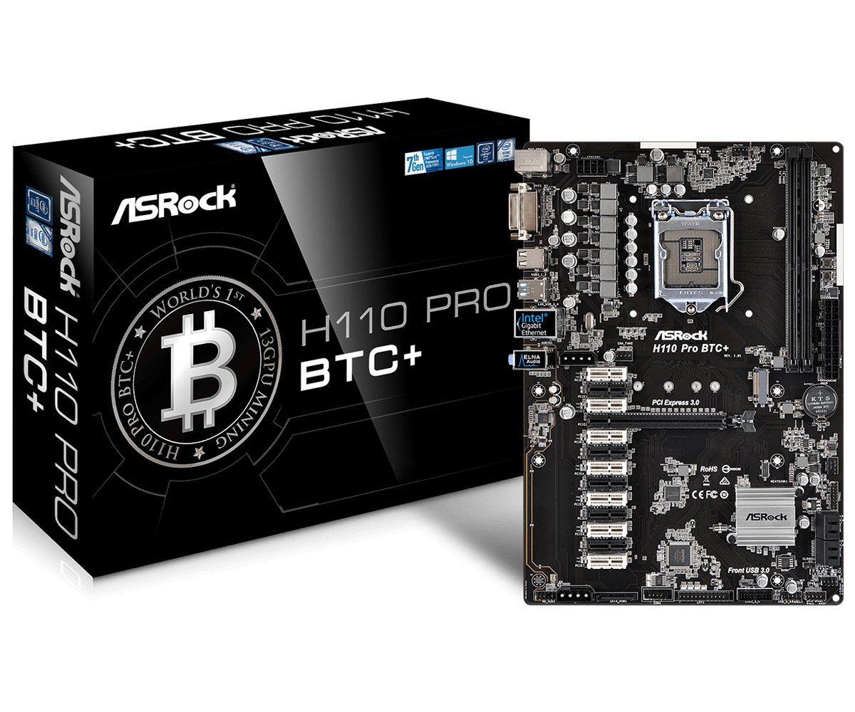 ASRock H Pro BTC Plus PCIe Slots - ServeTheHome