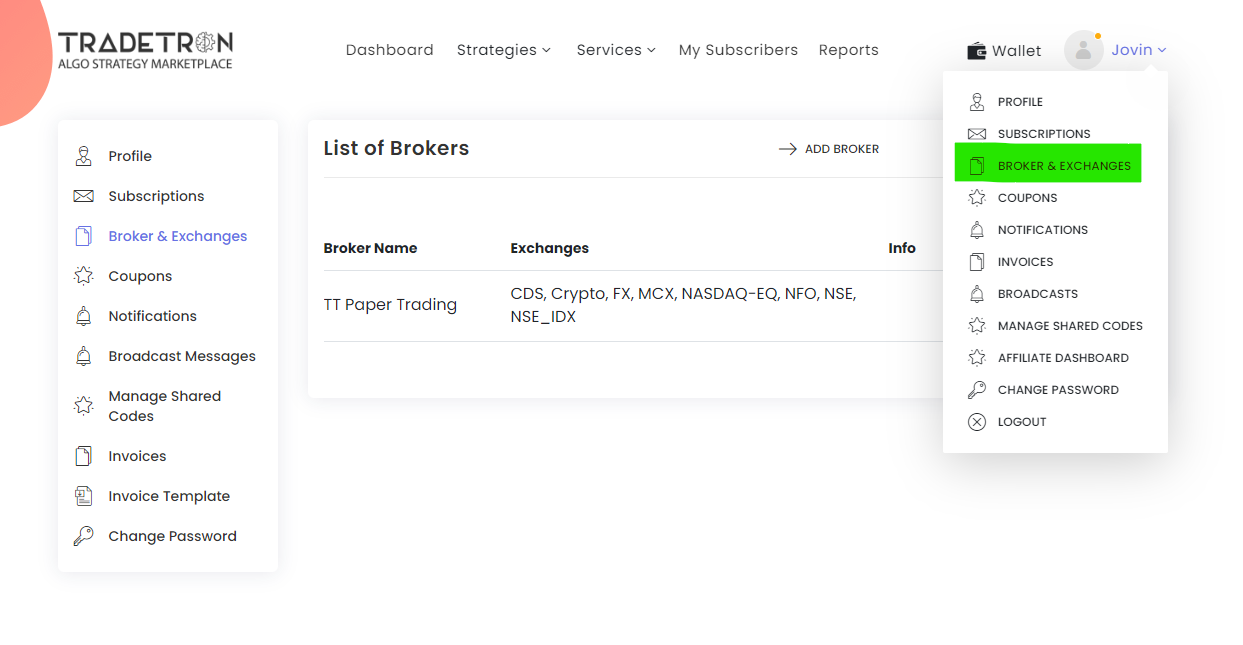 ASTA - Trade log system