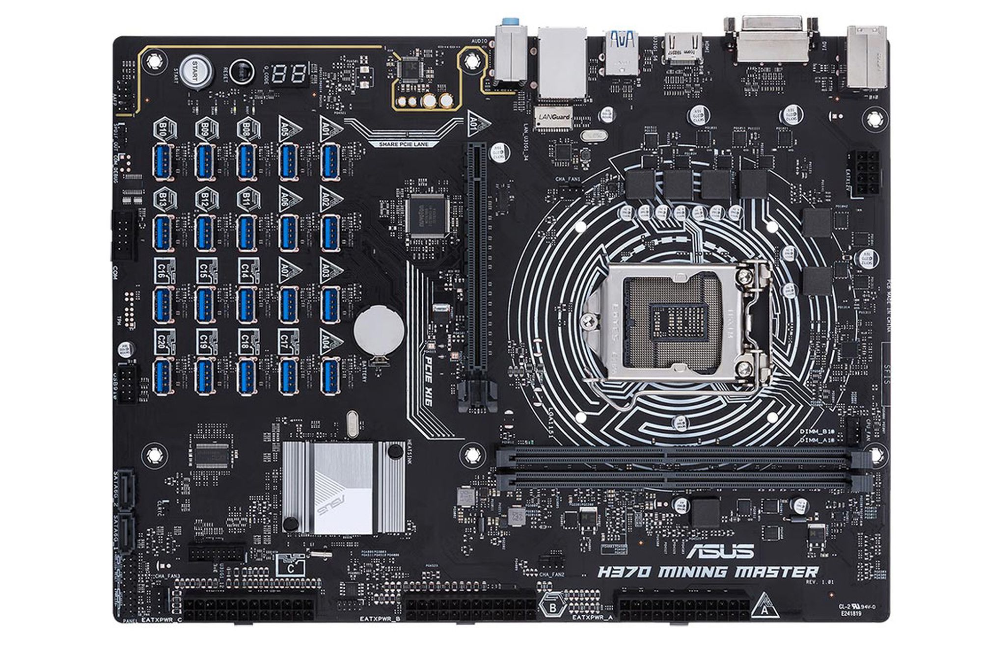 Asus H Mining Master - Motherboard Specifications On MotherboardDB