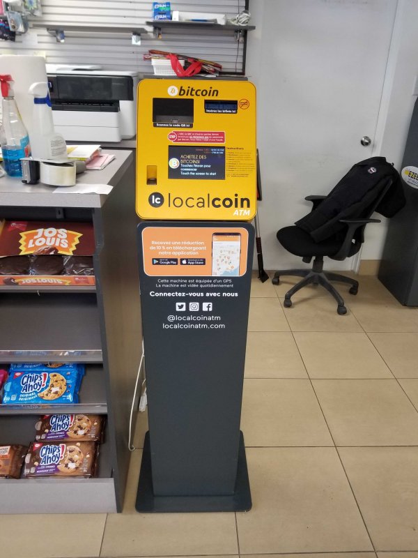 Bitcoin ATMs in Blvd Samson & Boul Notre-Dame | Localcoin