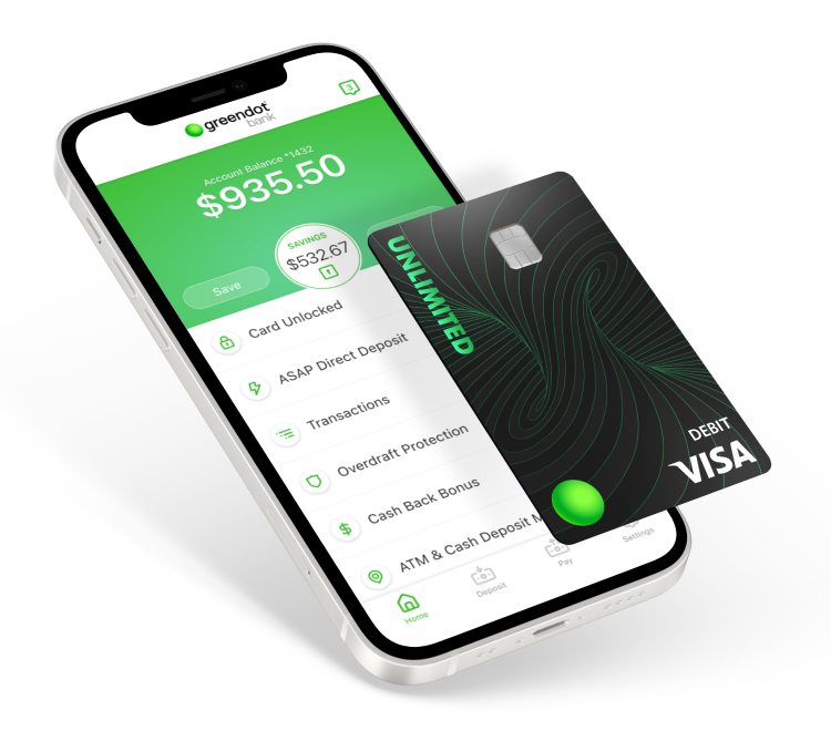 Mobile Bank Accounts & Debit Cards | Green Dot