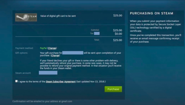 Steam Gift Cards