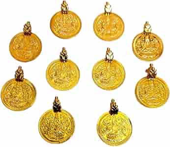 Lakshmi Coin Thali Mangalsutra Pendant – Zivar Creations