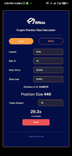 Position Size Calculator | Forex, Indices, Metals, Crypto, Commodities, Stocks