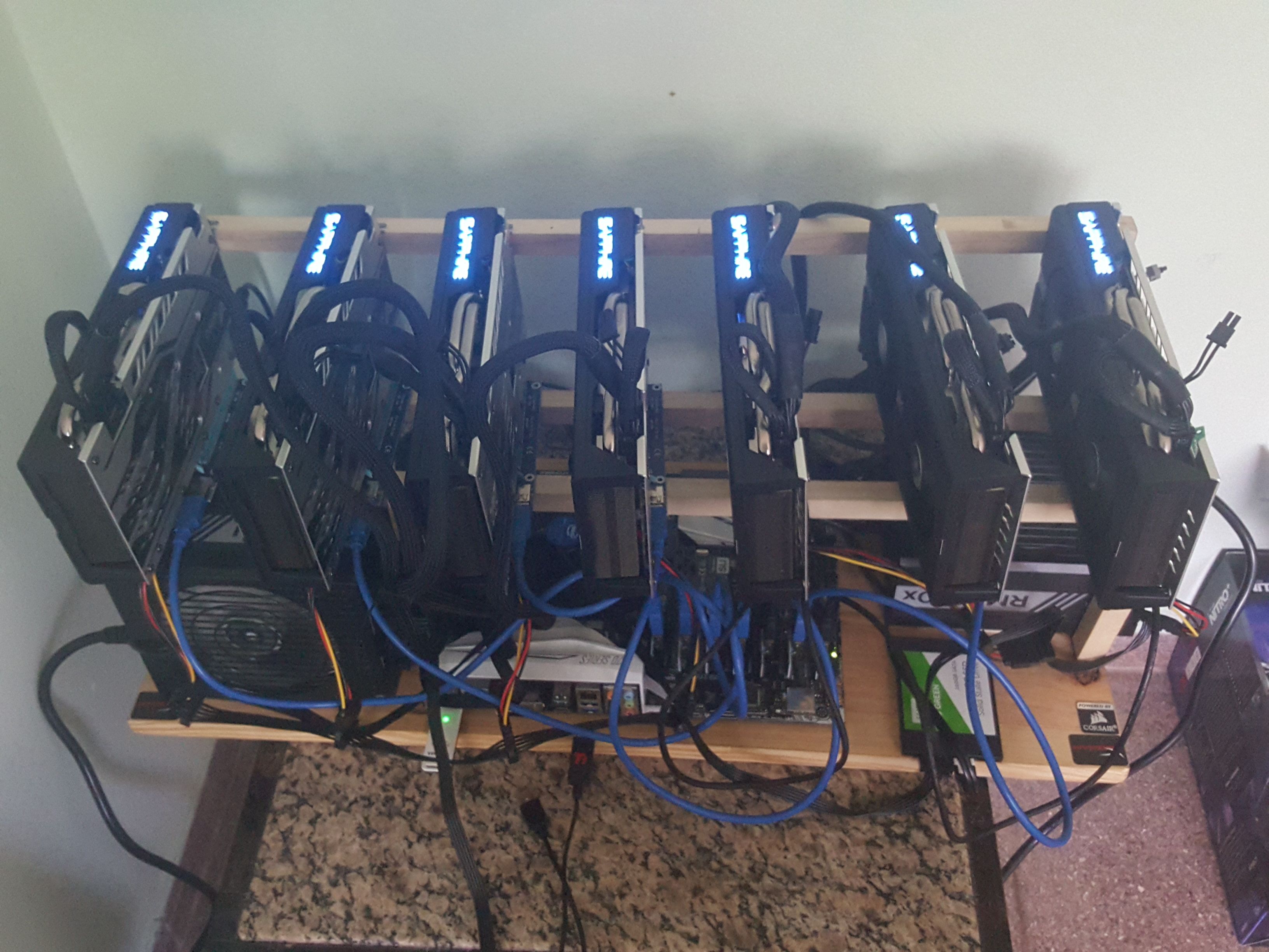 RIG 6 GPU AMD RX 8GB - MiningCave