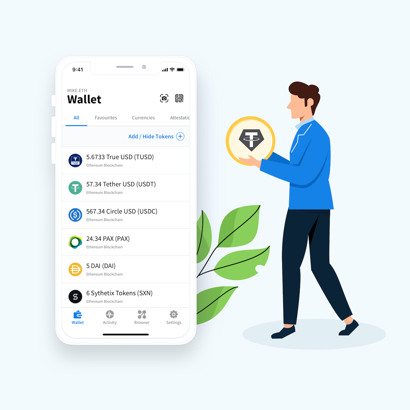 ‎Tether Wallet by Freewallet on the App Store