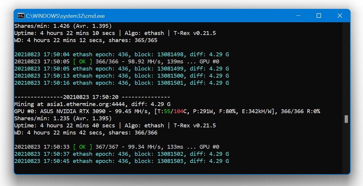 PhoenixMiner c - AMD+NVIDIA GPU Miner []