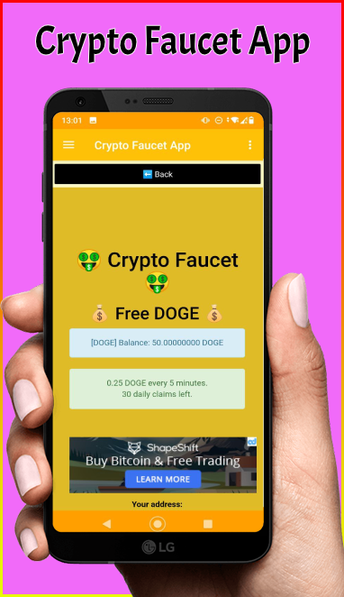 Download Free Bitcoin Faucet APK original App.