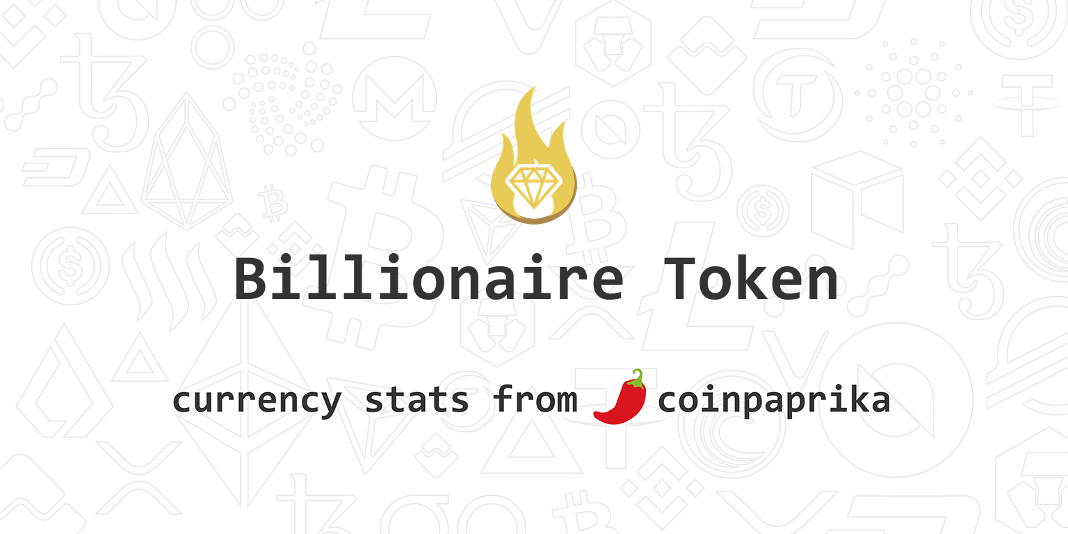 Billionaire Token price today, XBL to USD live price, marketcap and chart | CoinMarketCap