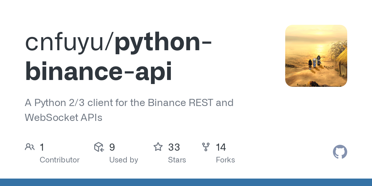 GitHub - binance/binance-connector-python: a simple connector to Binance Public API