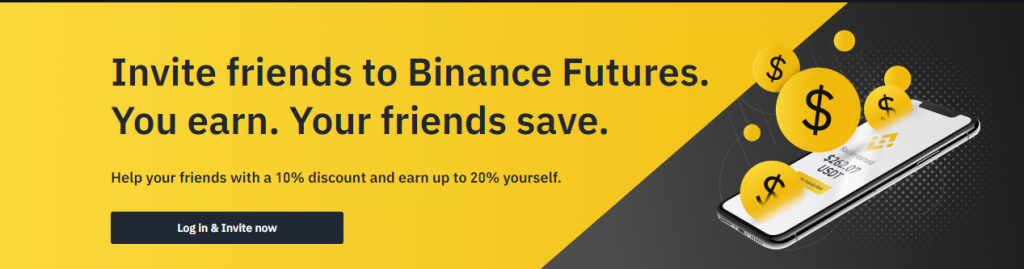 Binance Referral Code DJBLD1Q5 (20% off + 25% with BNB)