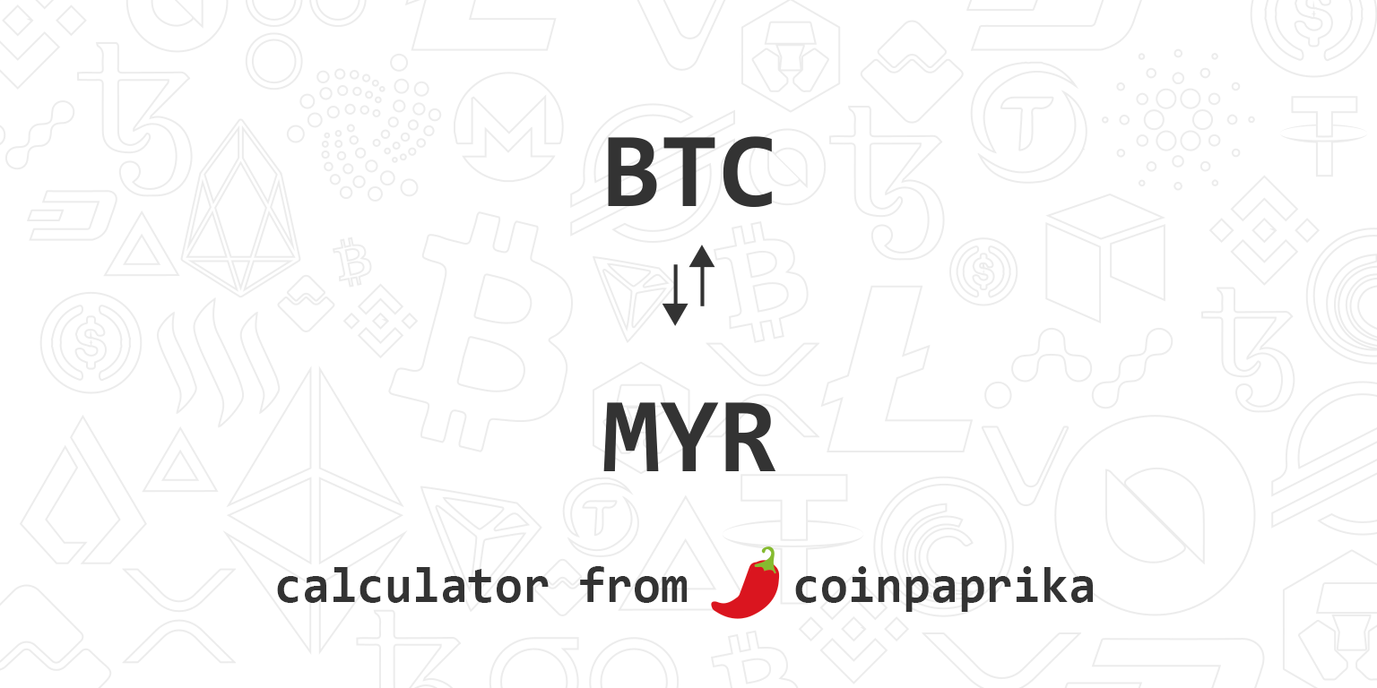 Bitcoin to Malaysischer Ringgit Conversion | BTC to MYR Exchange Rate Calculator | Markets Insider
