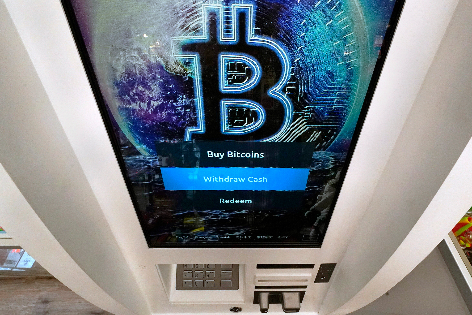 Bitcoin ATM machine in Brooklyn at Quick Bus Deli & Grocery - Genesis Coin |