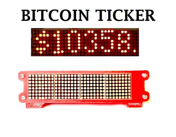 DIY Arduino Multi Crypto Bitcoin Price Ticker Green LED Dot Matrix Dis – eElectronicParts