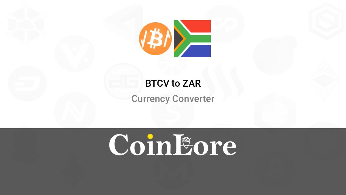 Convert Bitcoins (BTC) and South African Rand (ZAR): Currency Exchange Rate Conversion Calculator