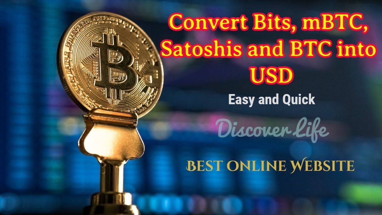 Bitcoin Converter: BTC/mBTC/Bits/Satoshis/USD/EUR/ETH/LTC/MORE