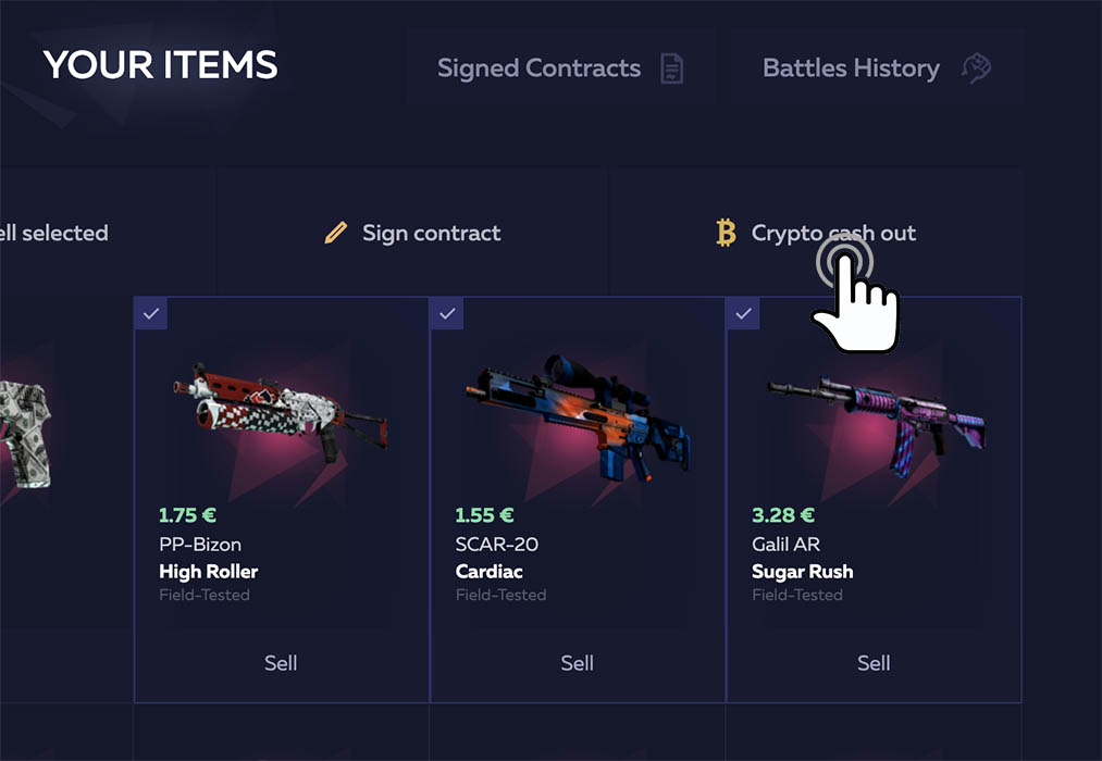 How to Withdraw to Crypto Currencies with our new Withdraw Section! :: CSGO Handouts