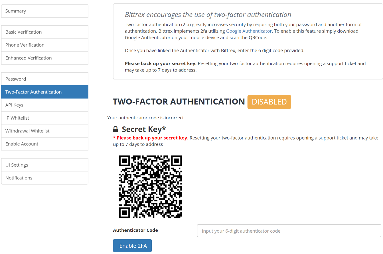 2FA Failed on Bittrex and Binance? Here's What to Do - The Daily Hodl