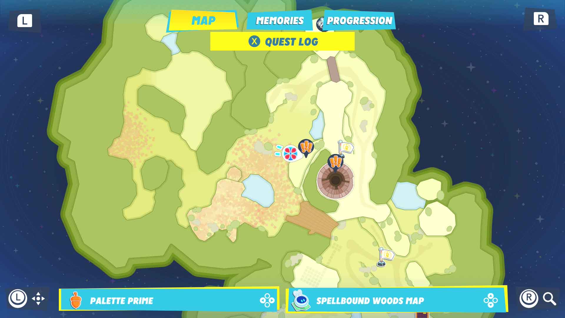 Mario + Rabbids Sparks Of Hope - All Palette Prime Memory Locations