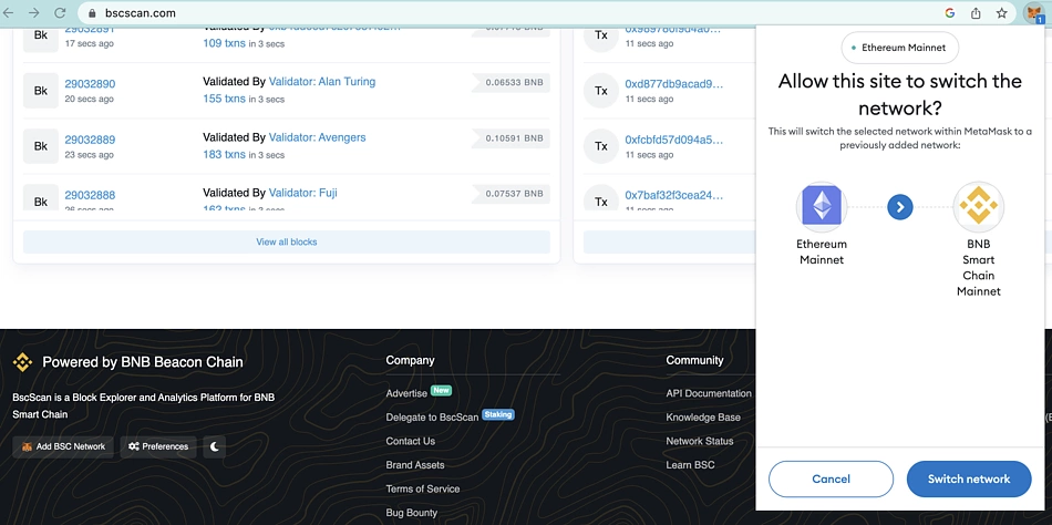 Help - An alternative (easy) way to connect Binance Smart Chain to Metamask using ecobt.ru