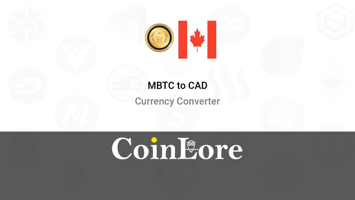 How much is 1 bitcoin btc (BTC) to CDN$ (CAD) according to the foreign exchange rate for today