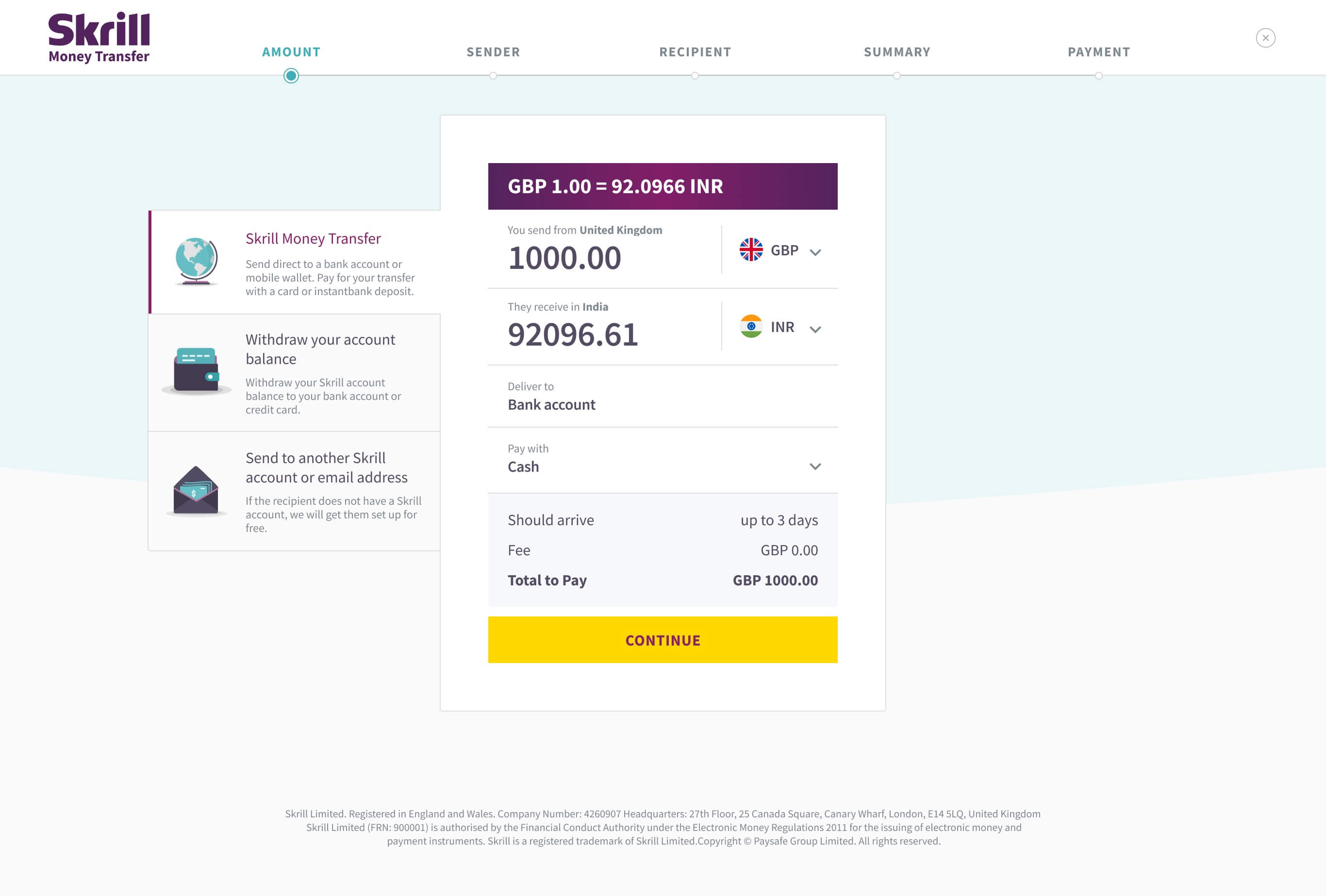 Paysafe brings Rapid Transfer to America with Skrill USA