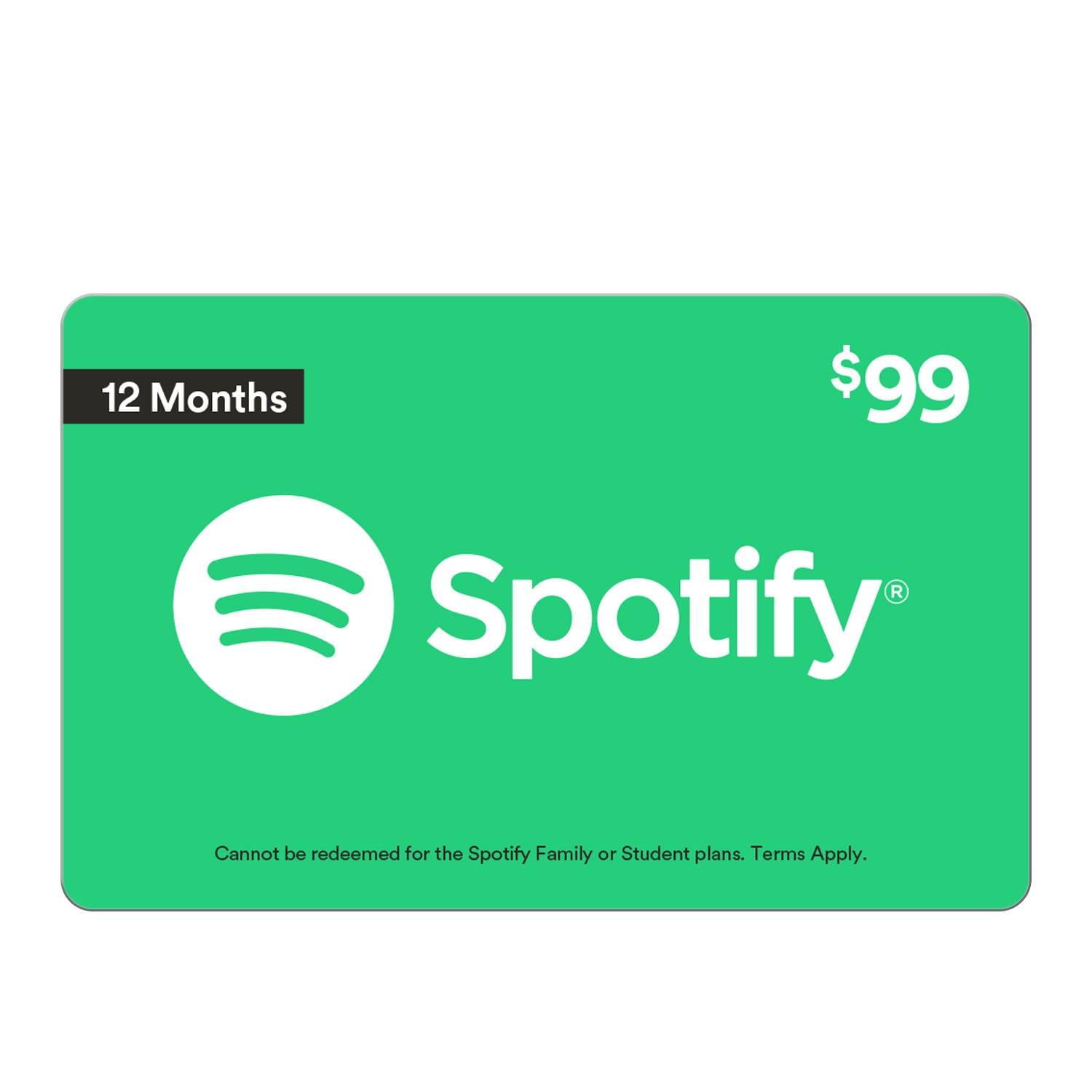 Spotify Premium Gift Card