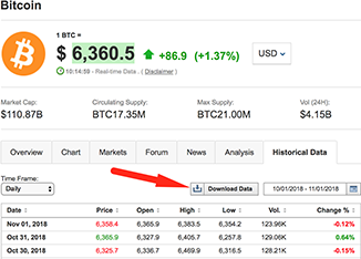 Importing BTC price to spreadsheet - English - Ask LibreOffice