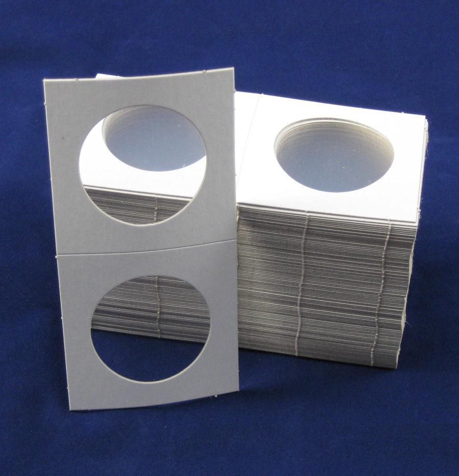 2x2 Cardboard Coin Holders for Cent/Penny, 19mm or 