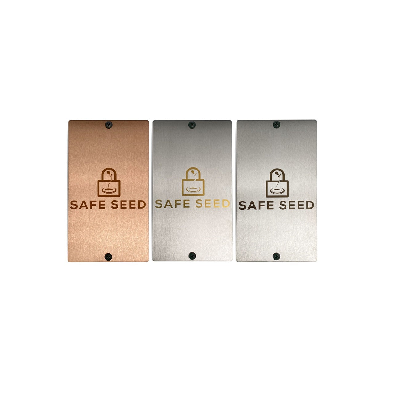 Safe Seed - Crypto Cold Storage Metal Stamp Plates & Kits