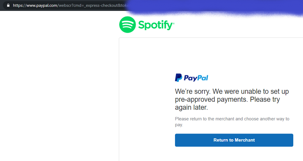 Solved: Pay through paypal without credit/debit card? - The Spotify Community