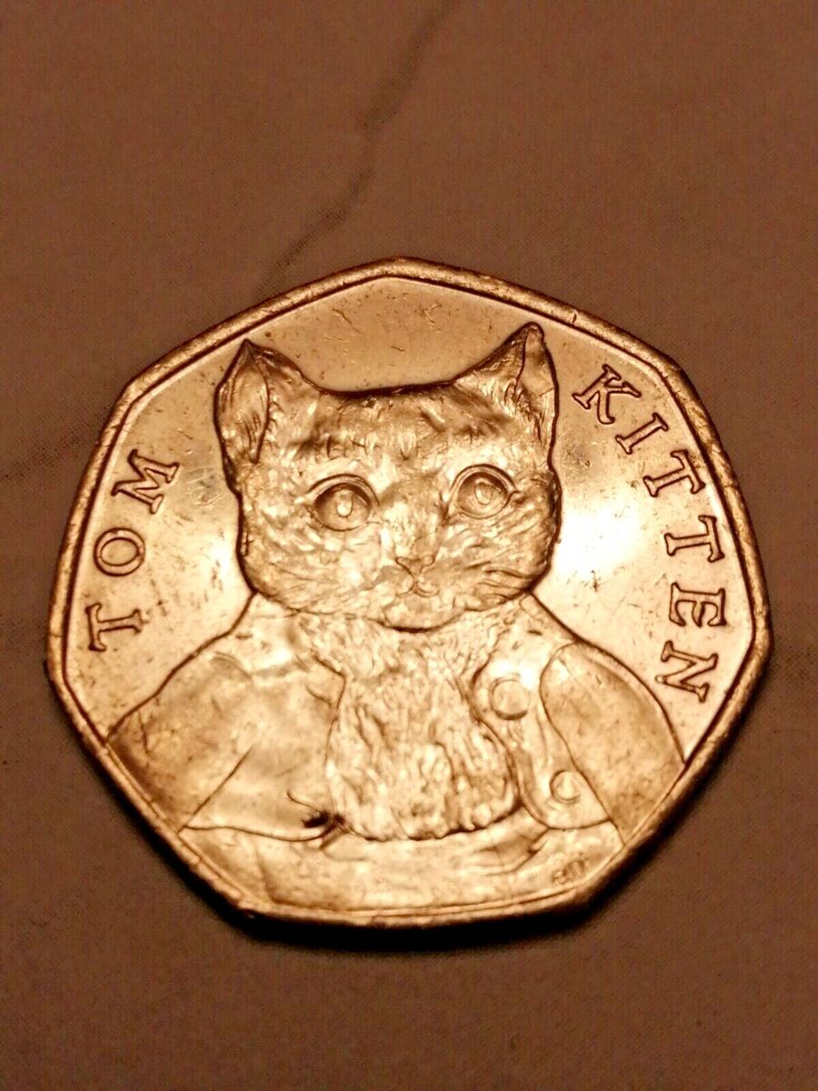 BU Beatrix Potter Tom Kitten 50p | The Britannia Coin Company