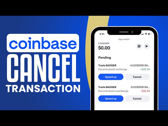 How to cancel a pending Ethereum transaction on Coinbase Wallet?