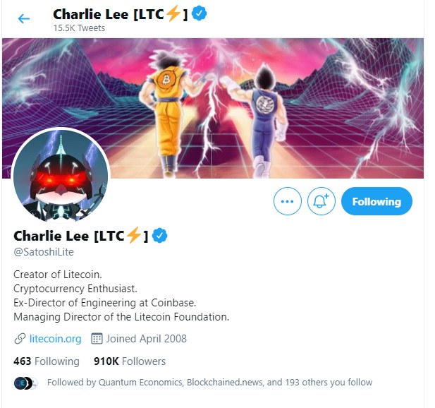 Litecoin's Charlie Lee Sparks Twitter Battle Over 