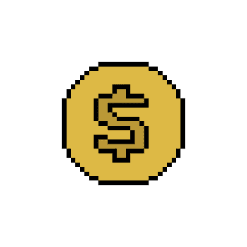 Pixel art Drawing graphics, 2d coin sprite, text, rectangle png | PNGEgg