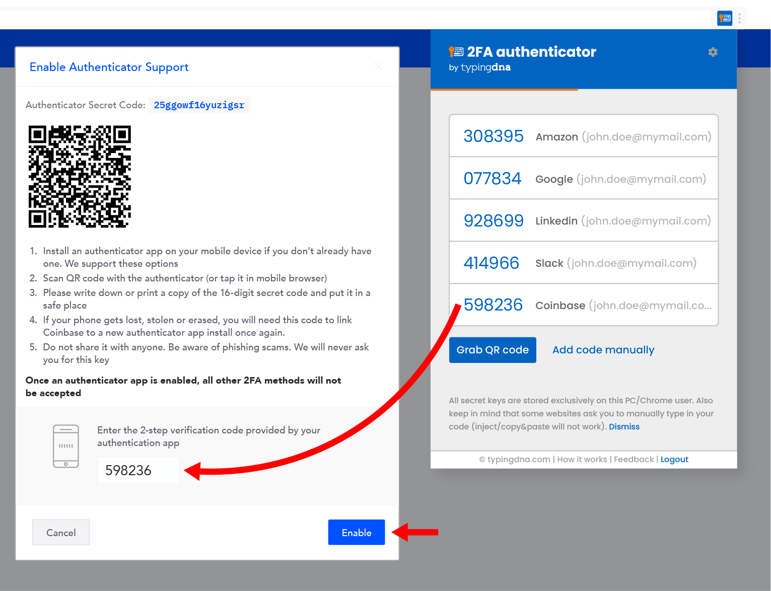 Authenticator App and Coinbase - Microsoft Community